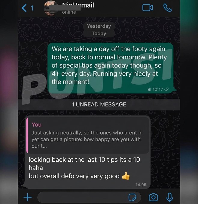 Proof from a customer