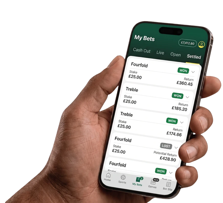 Betting app overview — winning accas from Punts1